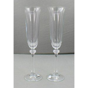 Galway Liberty Champagne Flutes Pair NIB